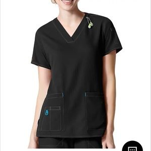 Carhartt WOMEN'S FORCE CROSS-FLEX V-NECK SCRUB TOP